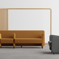 WIZ SOFA 3 PUESTOS CON POLTRONA